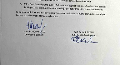 Ümit Özdağ, Kemal Kılıçdaroğlu'yla yaptığı "protokolü" açıkladı