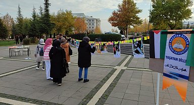 Üniversite öğrencilerinden '3 Dilde Filistin' fotoğraf sergisi