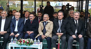 Vali Çiçek ve Başkan Büyükkılıç, ERVA Marifet Spor Kulübü açılış törenine katıldı