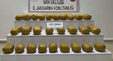 Van'da 51 kilo toz esrar ele geçirildi