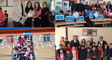 VEDAŞ'tan köy okullarına öğretmenler günü ziyareti