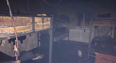Yalova'da tersane işçilerinin kaldığı müstakil evde yangın