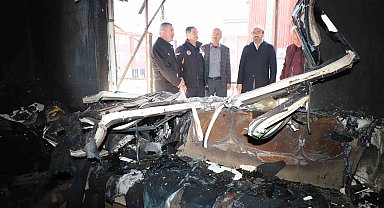 Yanan ev kullanılamaz hale geldi