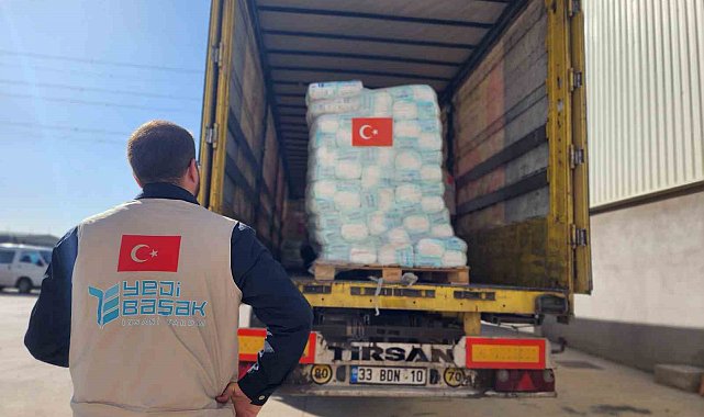 Yedi Başak İnsani Yardım Derneği'nden Gazze'ye acil yardım