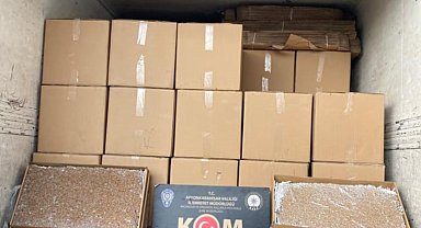1 milyon 600 bin adet doldurulmuş makaron ele geçirildi