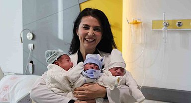 12 yıllık bebek özleminin ardından tüp bebekle üçüz sahibi oldular