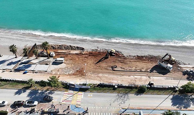 2. Etap Konyaaltı Sahil Projesi, mart ayına tamamlanacak