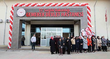 25 yatak kapasiteli Gemerek Devlet Hastanesi hizmet vermeye başladı