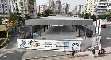 'Çiftlikköy Kapalı Pazar Yeri' projesinde sona gelindi