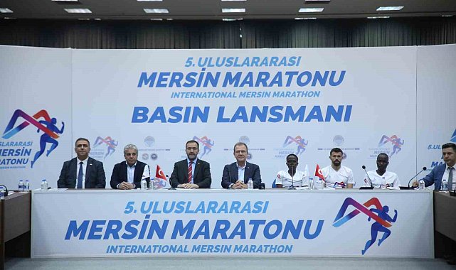 5. Uluslararası Mersin Maratonu'nun lansman toplantısı yapıldı