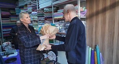 70 yıllık esnaf işyerindeki tüm ürünleri Güzel Markete bağışladı