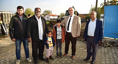 Acarlar'da yollar hem yenileniyor hem de yeşilleniyor