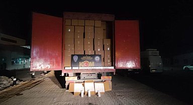 Adana'da 300 bin paket gümrük kaçağı sigara ele geçirildi