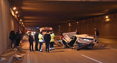 Adana'da asker uğurlama konvoyunda kaza: 4 yaralı