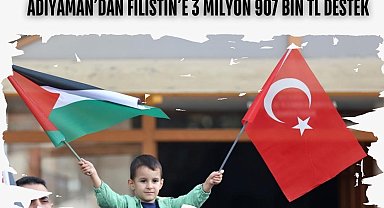 Adıyaman'daki okullardan Filistin'e 3 milyon 907 bin TL destek