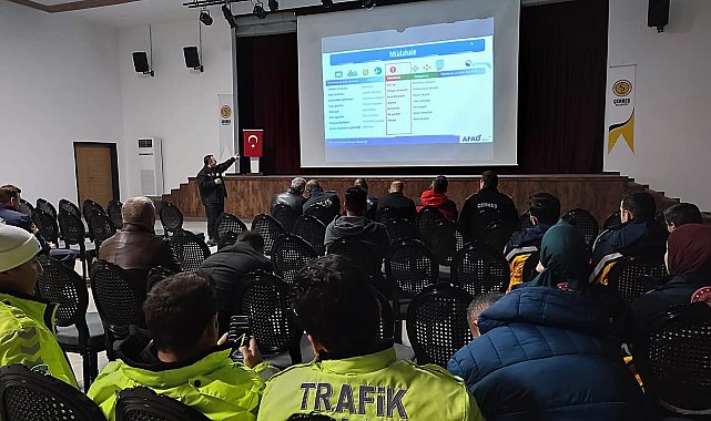 AFAD'dan 'koordineli çalışma ve karayolu güvenliği' eğitimi