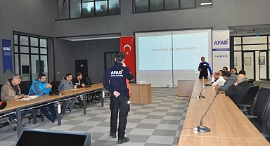 AFAD'tan TEİAŞ Arama Kurtarma Ekibine Hafif Arama Kurtarma eğitimi