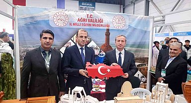 Ağrı İl Milli Eğitim Müdürlüğüne ait stantlar göz doldurdu