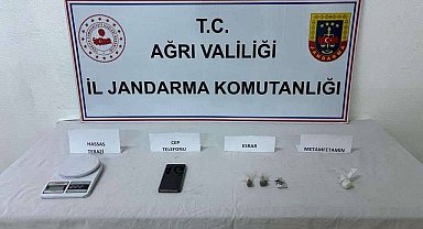 Ağrı'da 1 kişi uyuşturucudan yakalandı