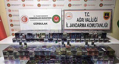 Ağrı'da 1 milyon TL'lik kaçak sigara operasyonu