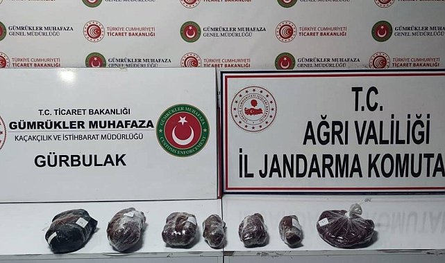 Ağrı'da servet değerinde safran ele geçirildi