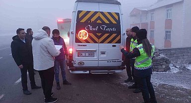 Ağrı'da servis araçlarına sıkı denetim