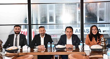 AK Parti Ardahan İl Başkanı Yılmaz, basın mensuplarıyla bir araya geldi