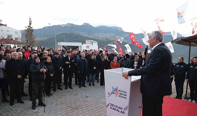 Aladağ'da Başkan Zeydan Karalar, 30 öğrencilik misafirhanenin açılışını yaptı