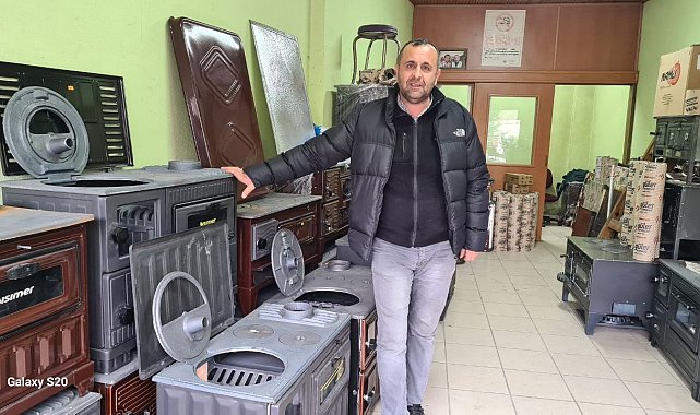 Alaplı'da sobaya ilgi yok, kuzine satışları revaçta