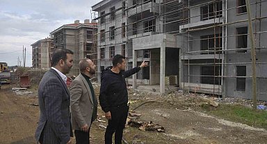 Aliağa'da TOKİ'de çalışmalar yeniden hızlandı