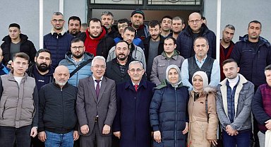Alim Işık'tan Makine İkmal Bakım ve Onarım Müdürlüğüne ziyaret