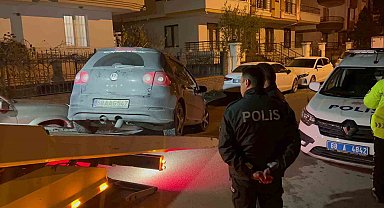 Alkollü sürücü önce araçla, sonra yaya olarak kaçtı