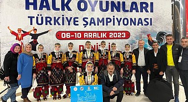 Amasya halk oyunları ekibine jüri özel ödülü