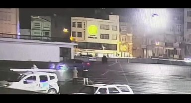 Amasya'da güvenlik kamerasının önünde drift atan sürücüye 20 bin liradan fazla ceza