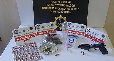 Amasya'da Narkogüç operasyonunda 17 gözaltı