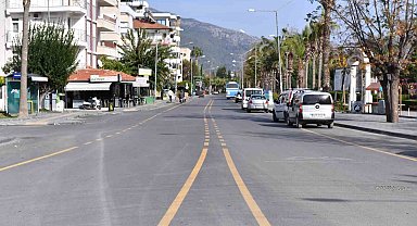 Anamur'da iskele yolu yenilendi