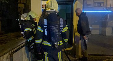 Apartmanın bodrumunda çıkan yangın korku dolu anlar yaşattı