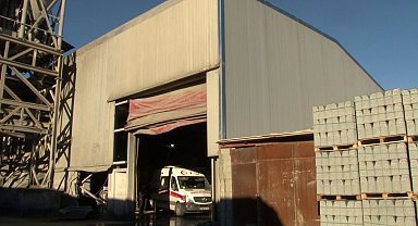 Arnavutköy'de feci kaza: Beton tankının içine düşen işçi öldü