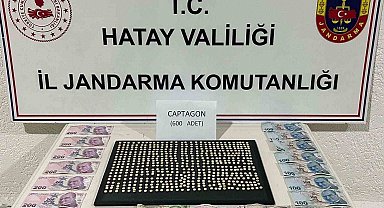 Arsuz'da 600 adet uyuşturucu hap ele geçirildi