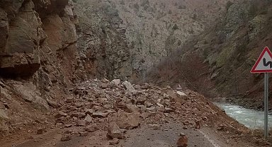 Artvin-Ardahan kara yolunda heyelan; yol çift taraflı ulaşıma kapandı