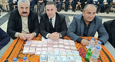 Aşiret düğününde 100 koyun kesildi: Geline kilolarca altın, damada ise milyonlarca lira takıldı