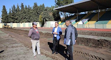 Atatürk Stadyumunda bakım ve yenileme çalışmaları başladı