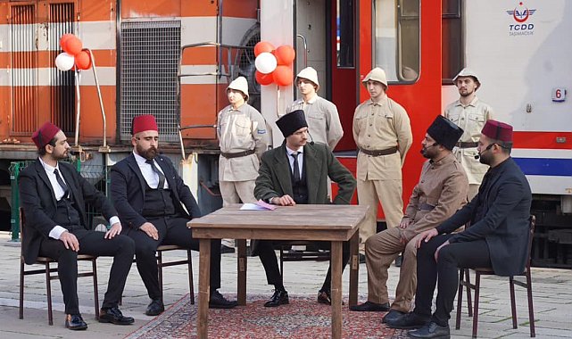 Atatürk'ün Bilecik'e gelişi canlandırıldı