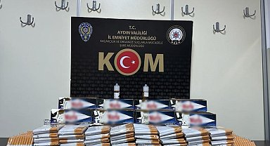 Aydın'da 90 binin üzerinde makaron ele geçirildi