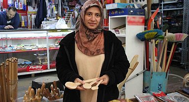 Aydınlı kadınlar tahta kaşıklarda vazgeçemiyor