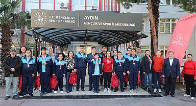 Aydınlı özel sporcular Denizli'den derece ile döndü
