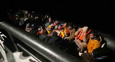 Ayvalık'ta 39 düzensiz göçmen yakalandı