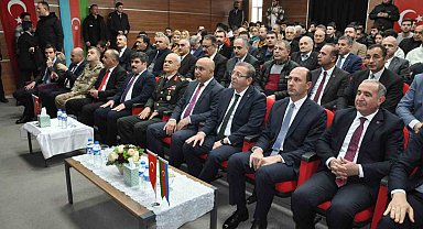 Azerbaycan'ın merhum Cumhurbaşkanı Aliyev Kars'ta anıldı