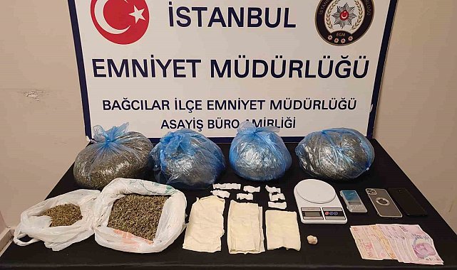 Bağcılar'da uyuşturucu denetimi: 4 kilo 330 gram bonzai ele geçirildi