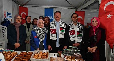 Bahçelievler'de "Gazze Dayanışma Çadırı"